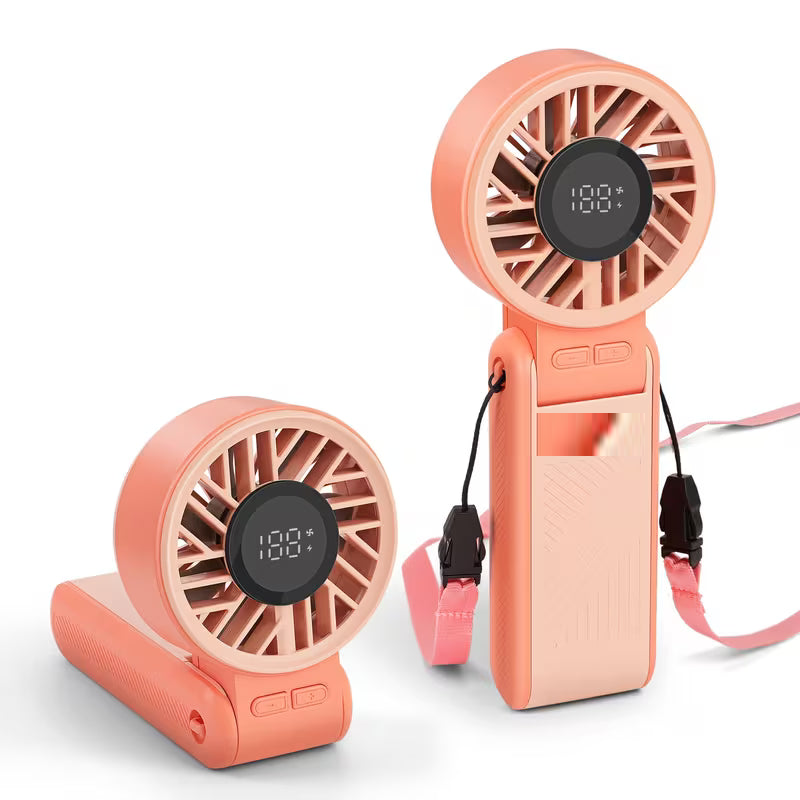 Ventilador Turbo Portátil 3 en 1 - color durazno